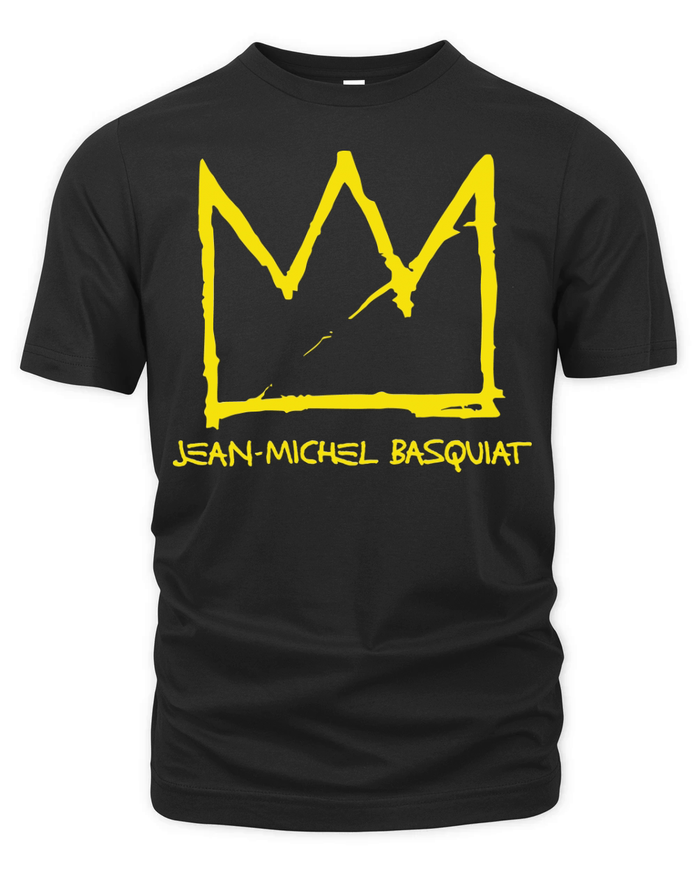 Jean Michel Basquiat Crown Art Organic Unisex T-shirt