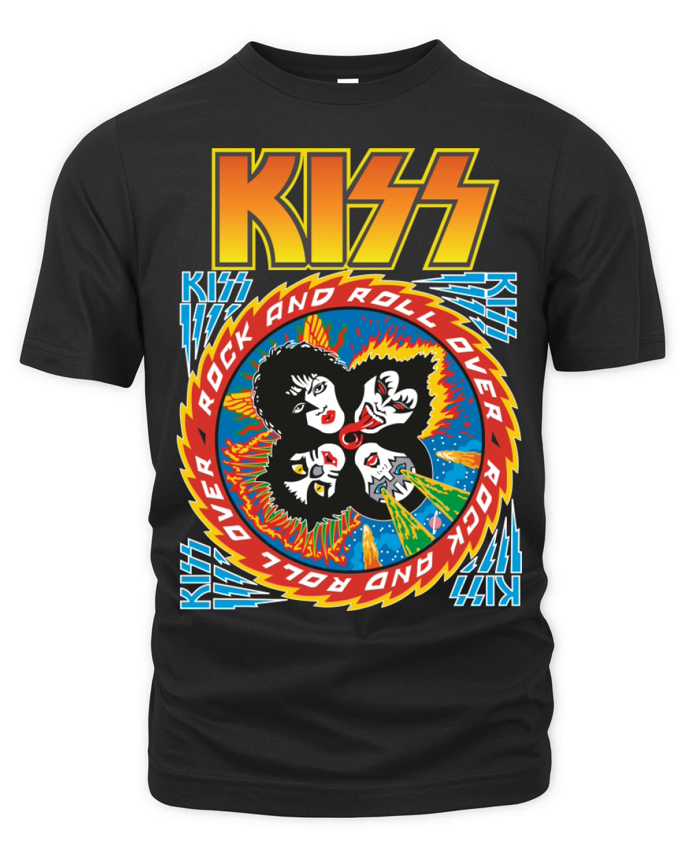 Kiss Rock Band Organic Unisex T-shirt