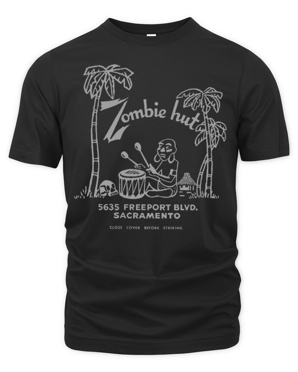 ZOMBIE HUT - Sacramento Organic Unisex T-shirt