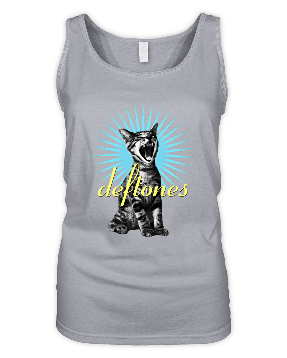 Deftones Band Adrenaline Cat Organic Women's Tank Top