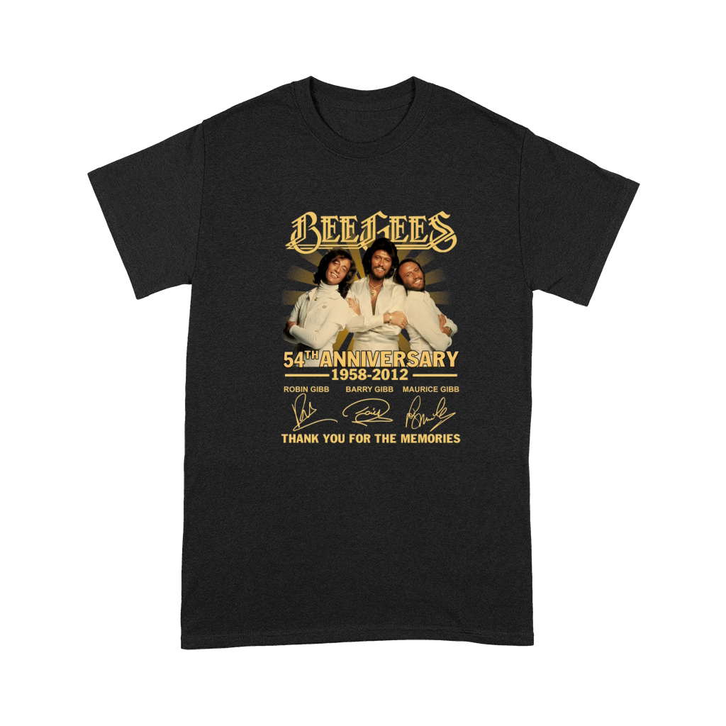 Bee gees 54th anniversary 1958 2012 thank you for the memories signatures Premium T-shirt