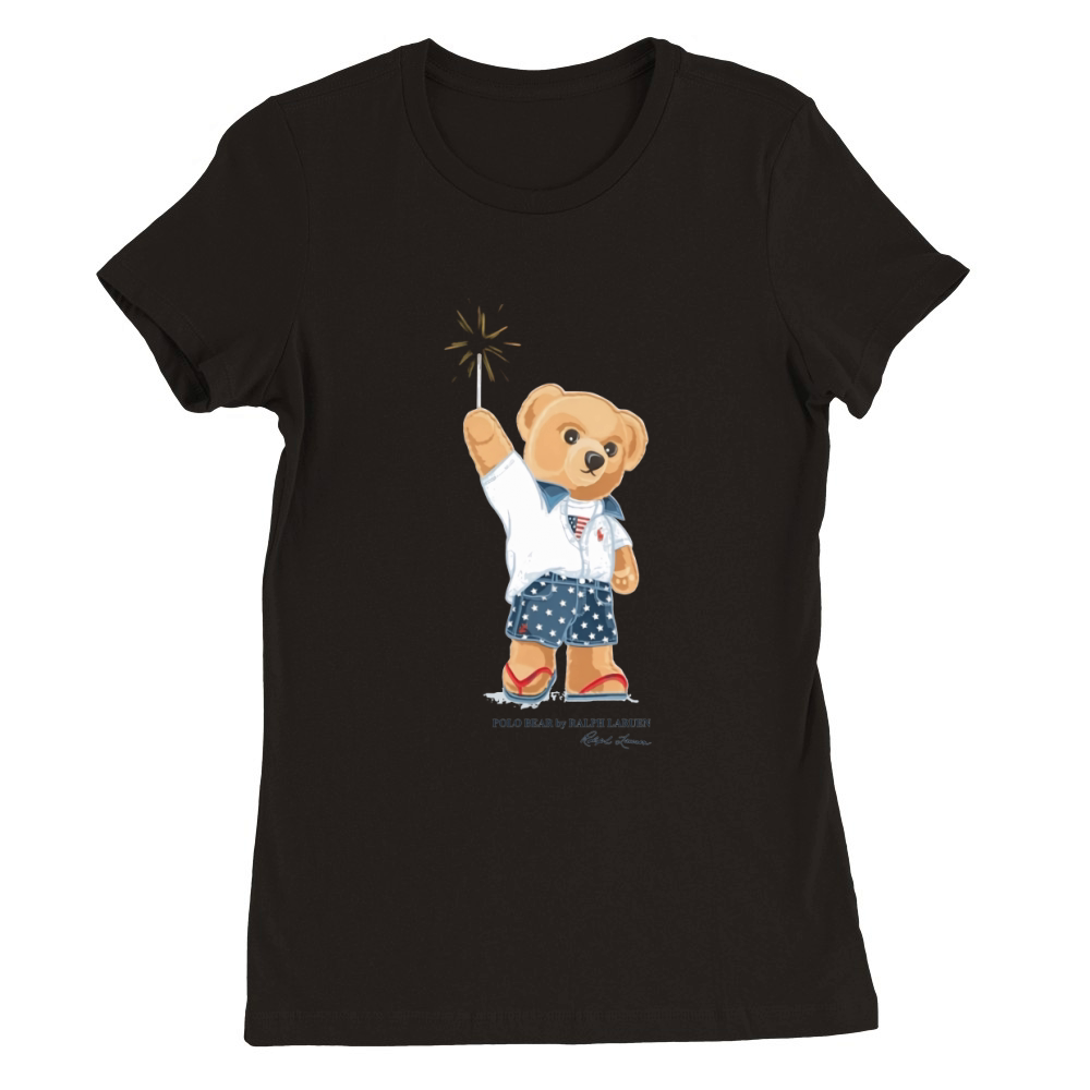 Polo Bear gift Premium Womens Crewneck T-shirt