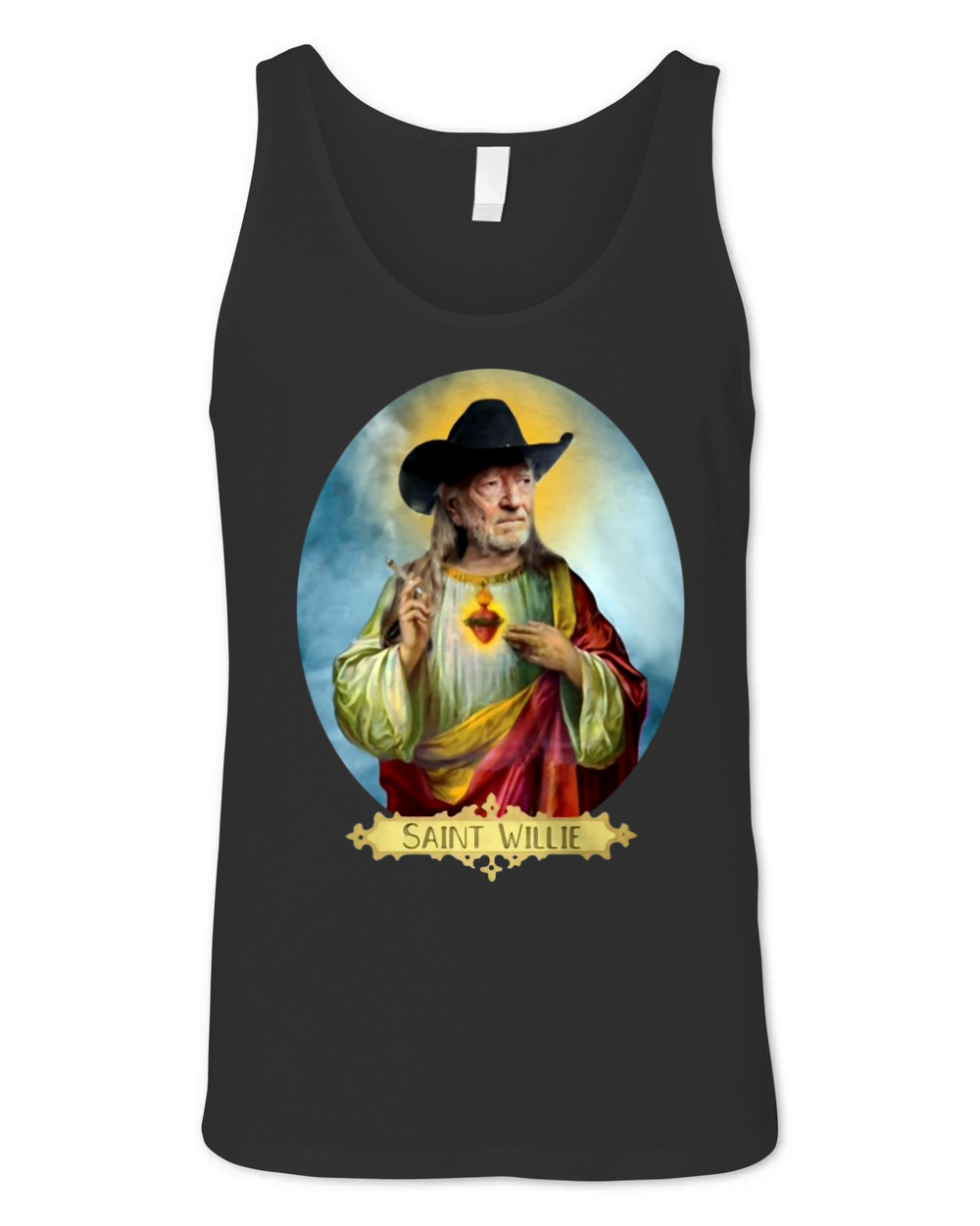 Saint Willie Nelson Prayer Candle shirt Unisex Jersey Tank
