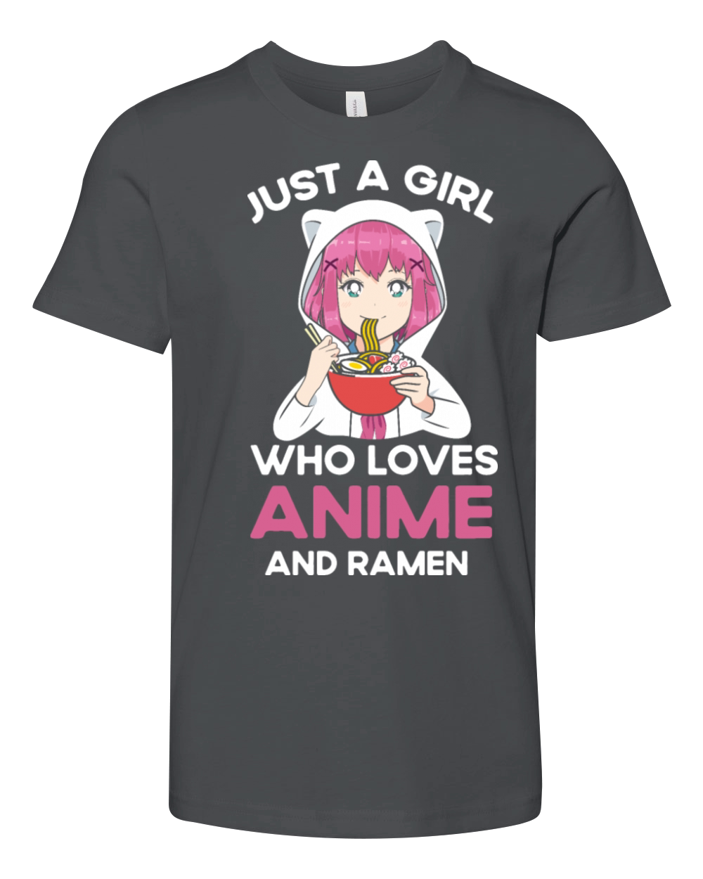 Anime Art For Girls Anime Merch Ramen Anime Funny Youth Unisex Jersey Tee