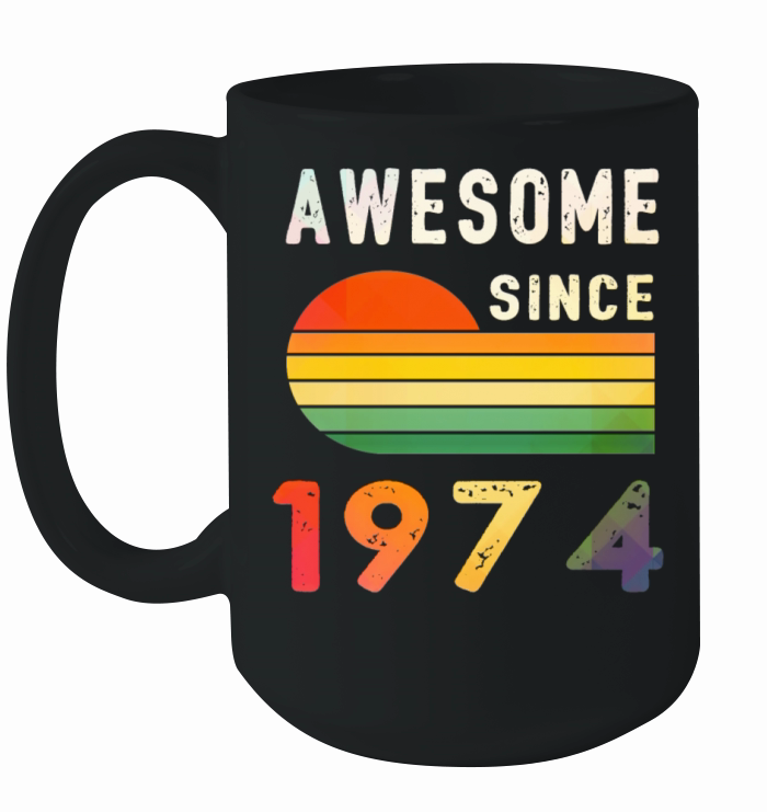 1974 Birthday Retro Vintage Gift vintage Ceramic Mug