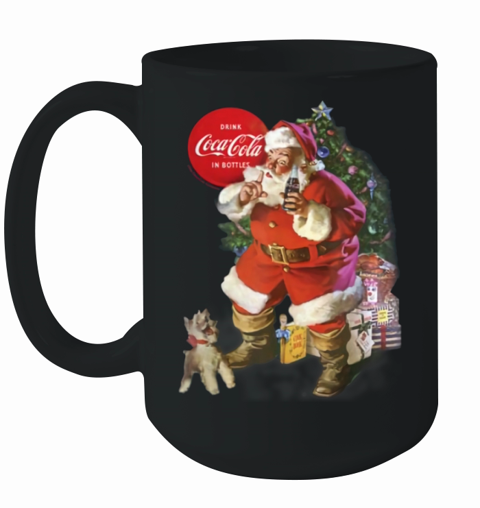 Merry Christmas Nice Coca-Cola Santa Claus Christmas Logo shirt Ceramic Mug