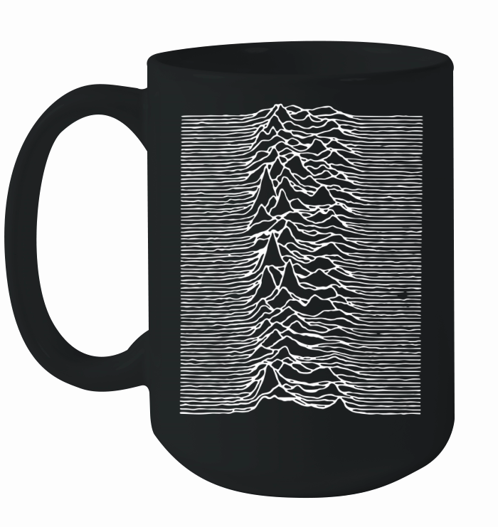 UNKNOWN PLEASURES JOY DIVISION FACTORY RECORDSENGLISH ROCK BAND Ceramic Mug