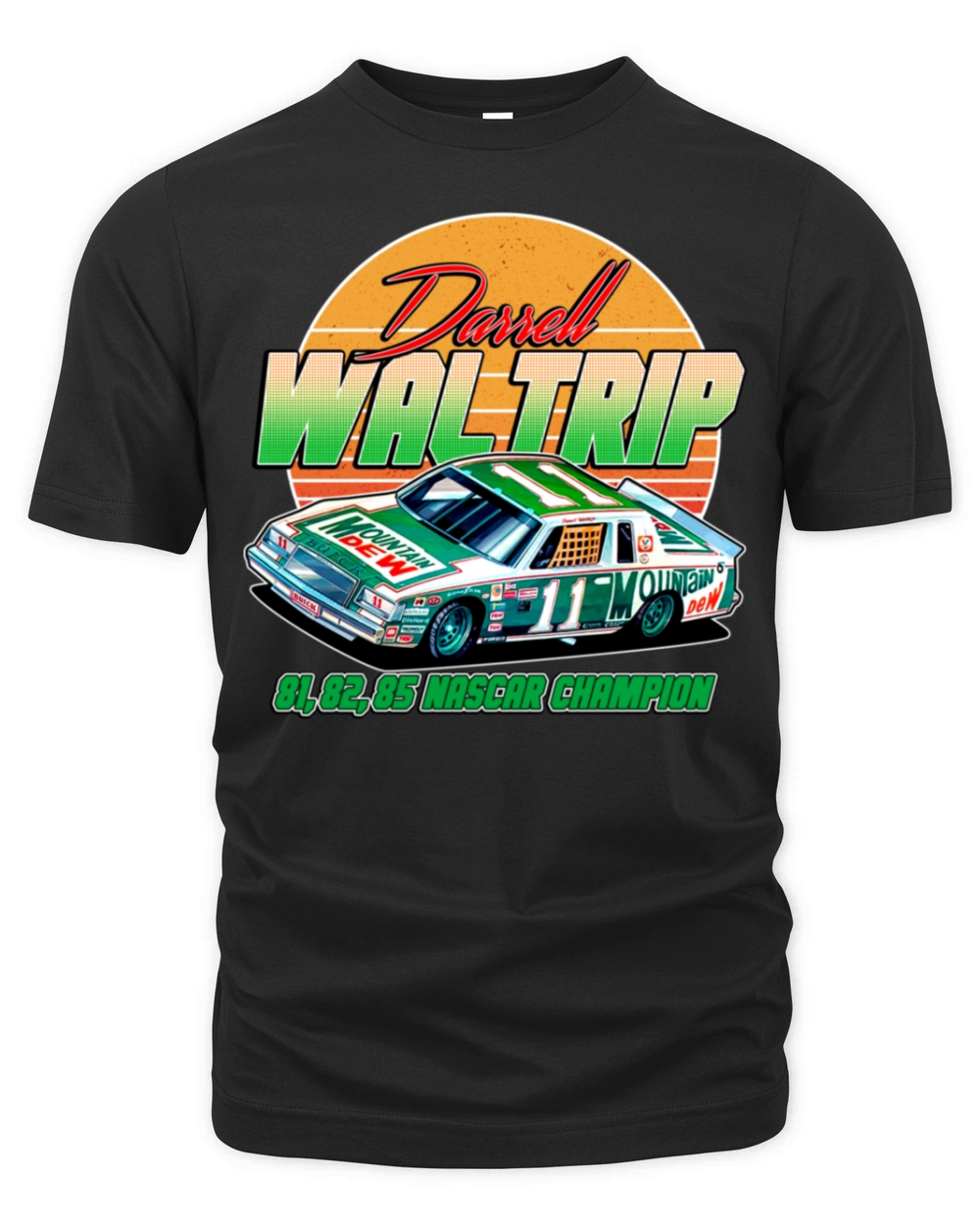 Darrell Waltrip Nascar Legend retro 80s style Organic Unisex T-shirt