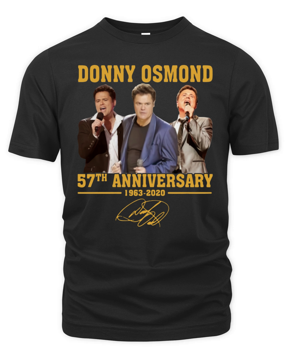 Donny Osmond 57th anniversary 1963 2020 signature shirt Organic Unisex T-shirt