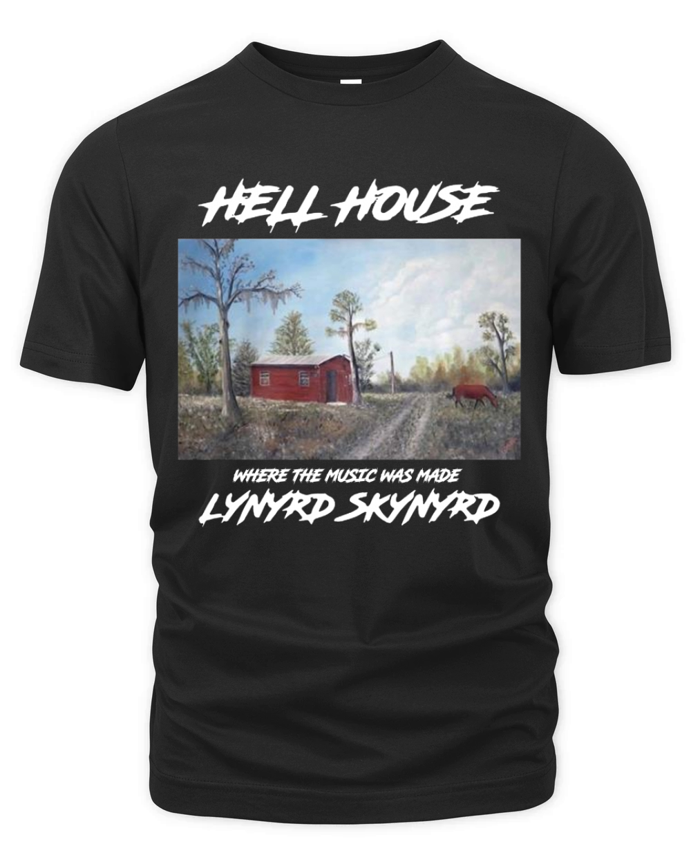 Hell House Where The Music Was Made Lynyrd Skynyrd shirt Organic Unisex T-shirt