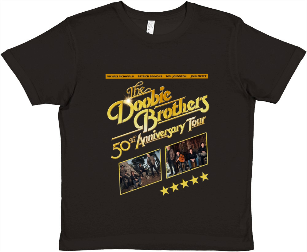 The Doobie Brothers 50th Anniversary Tour Premium Kids Crewneck T-shirt
