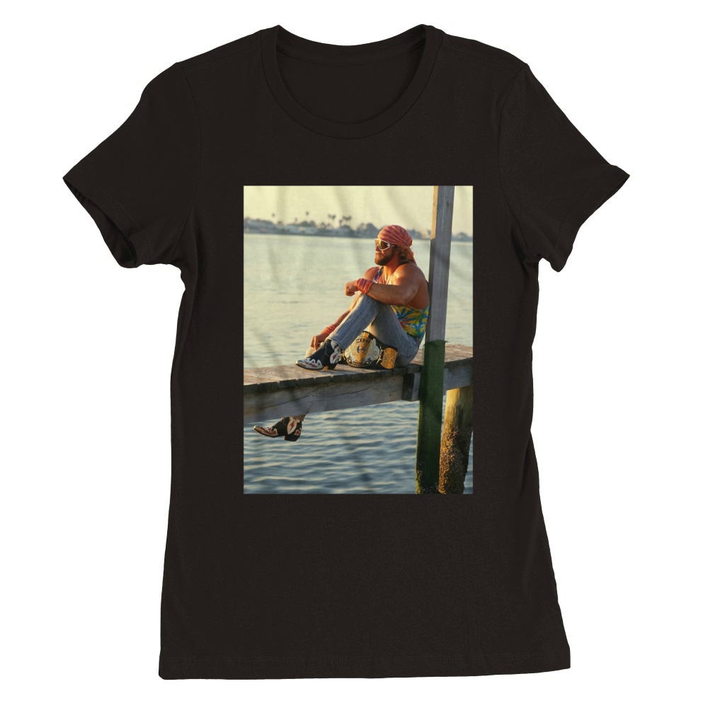 Champions Reflection Macho Man Randy Savage Premium Womens Crewneck T-shirt