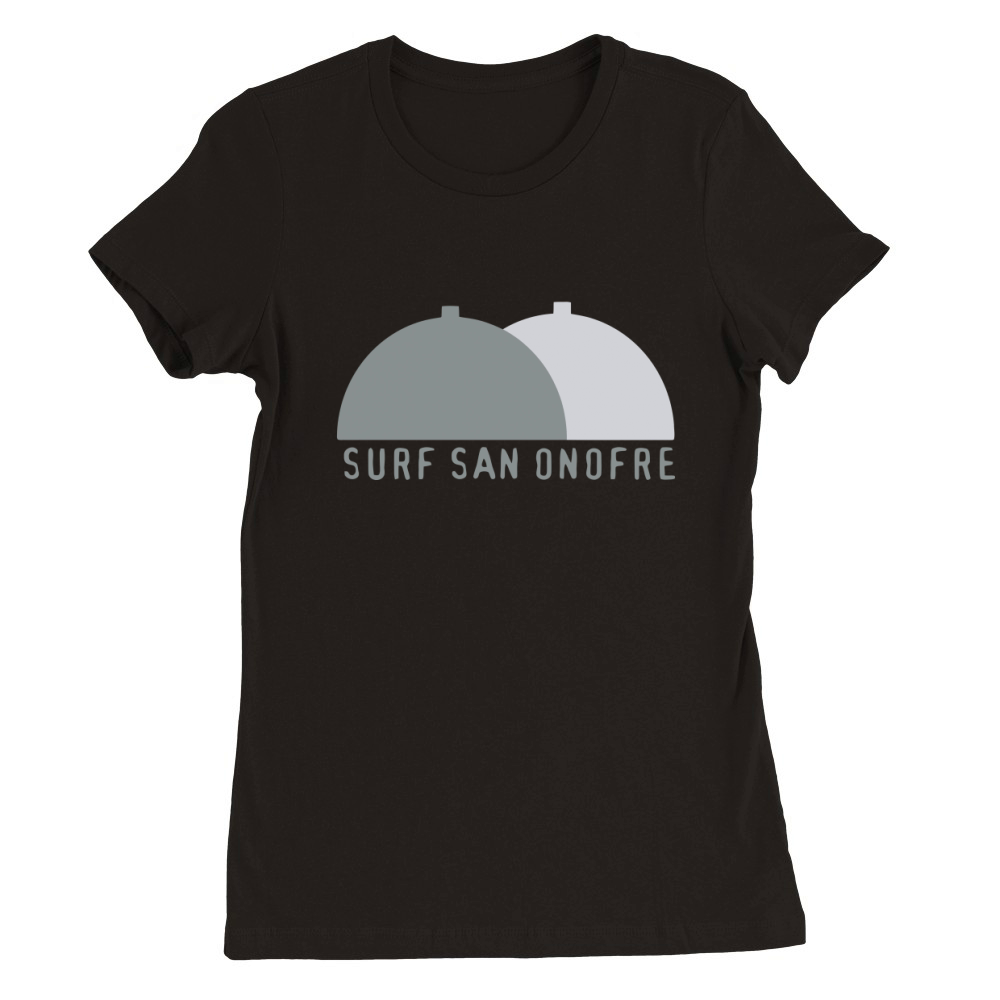 Surf San Onofre Shirt Vintage Surfing Tee Premium Womens Crewneck T-shirt