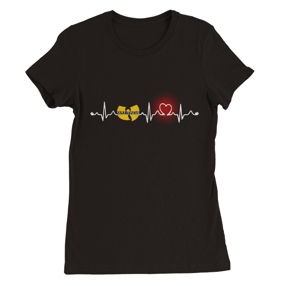 Wu Tang heartbeat Premium Womens Crewneck T-shirt