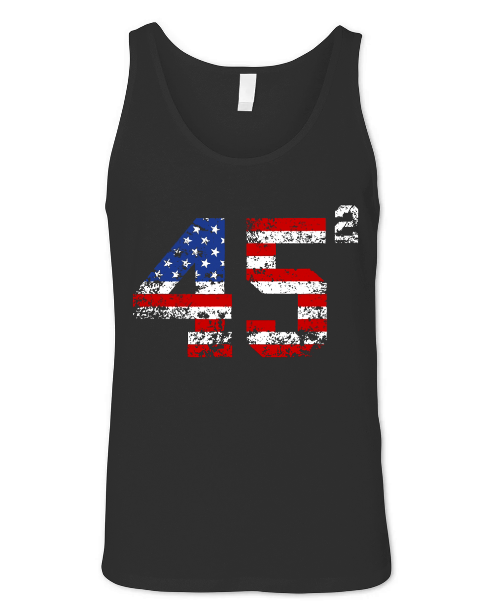 45 Squared American Donald Trump 2020 shirt Unisex Jersey Tank