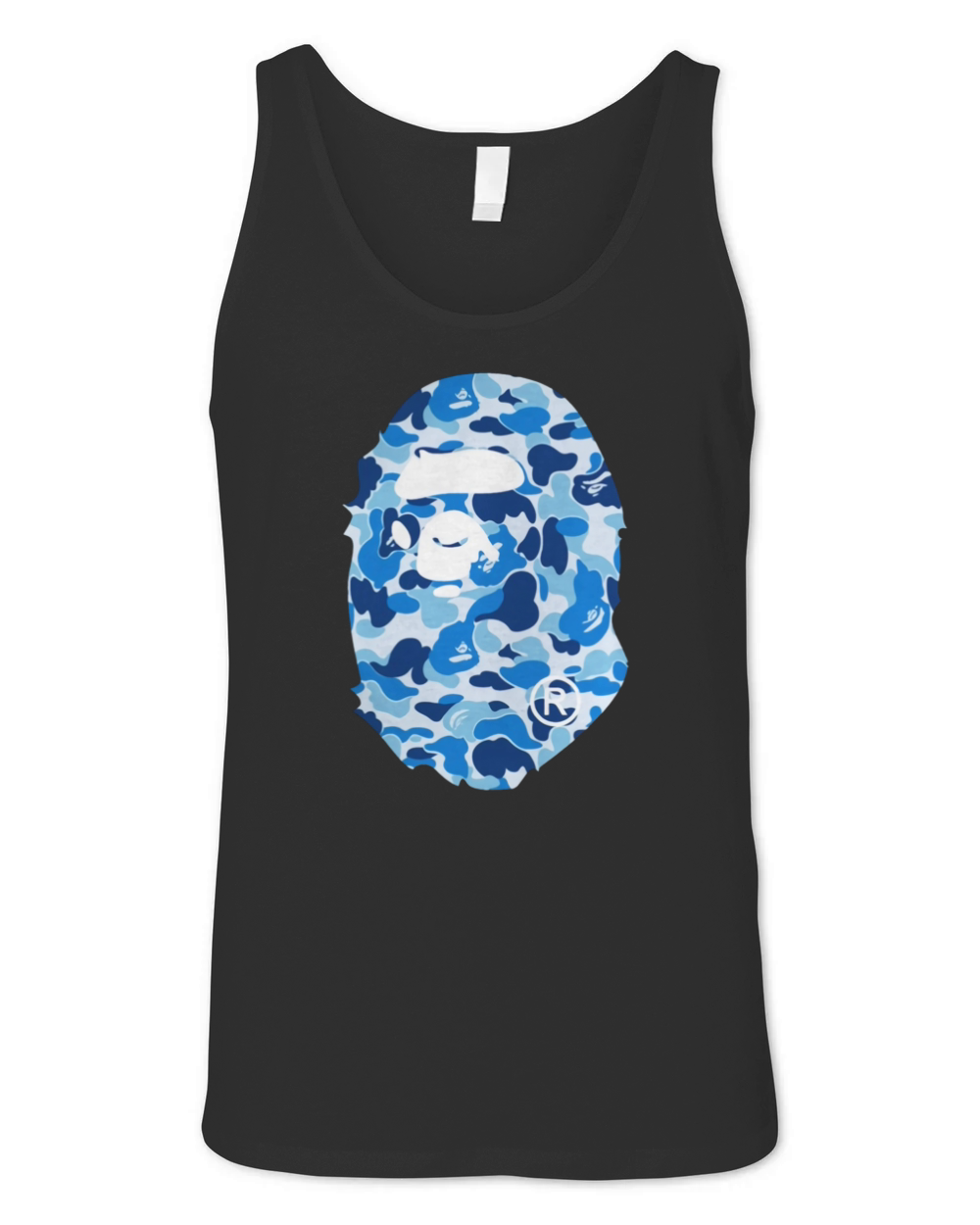 BAPE R ABC BLUE CAMO Unisex Jersey Tank