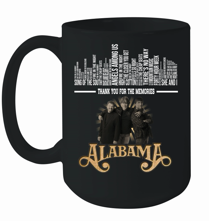 Alabama Song Of The South Thank You For The Memories Ceramic Mug