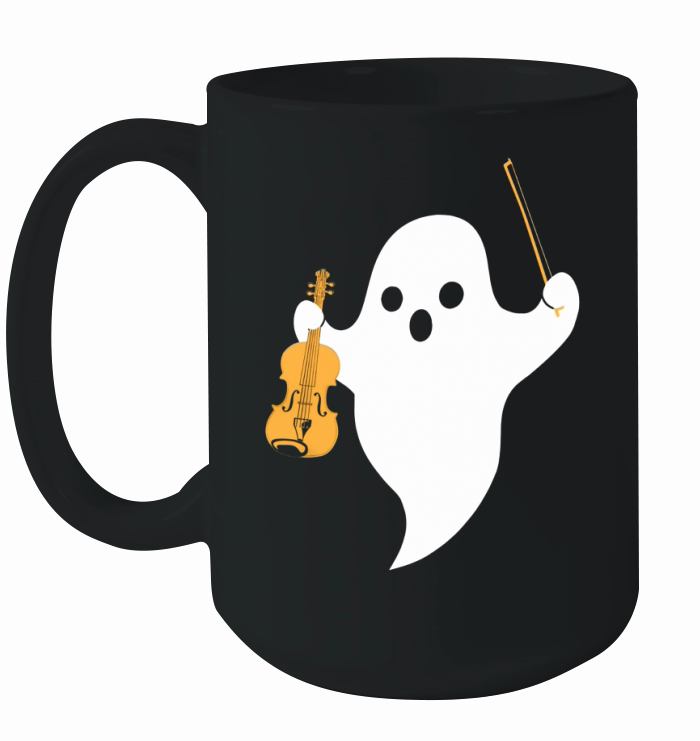 Halloween Viola Violin Ceramic Mug