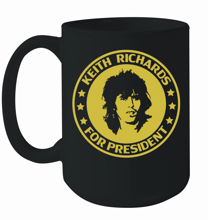 Keith Richards Tshirt Ceramic Mug