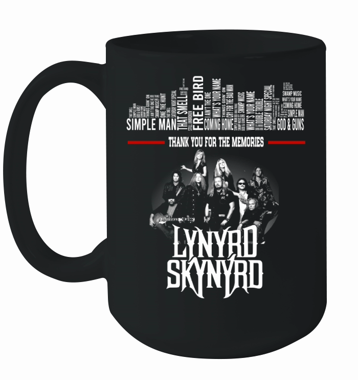 Lynyrd Skynyrd Simple Man Thank You For The Memories Ceramic Mug
