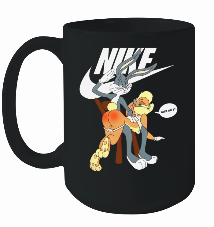 Nike Bugs Bunny Spanking Lola Just Do It Ceramic Mug