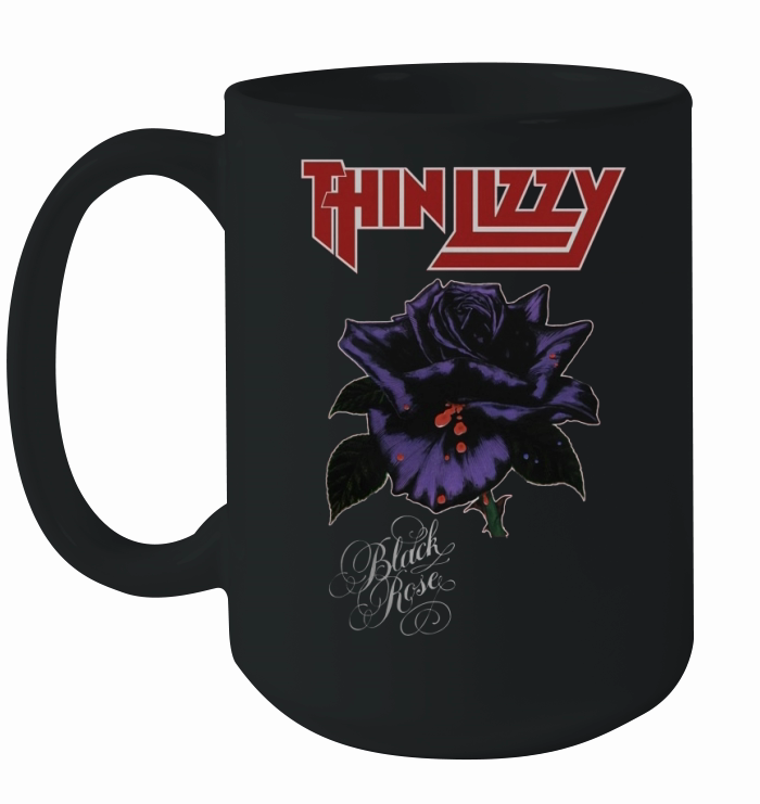 THIN LIZZY-BLACK ROSE SHIRT Ceramic Mug