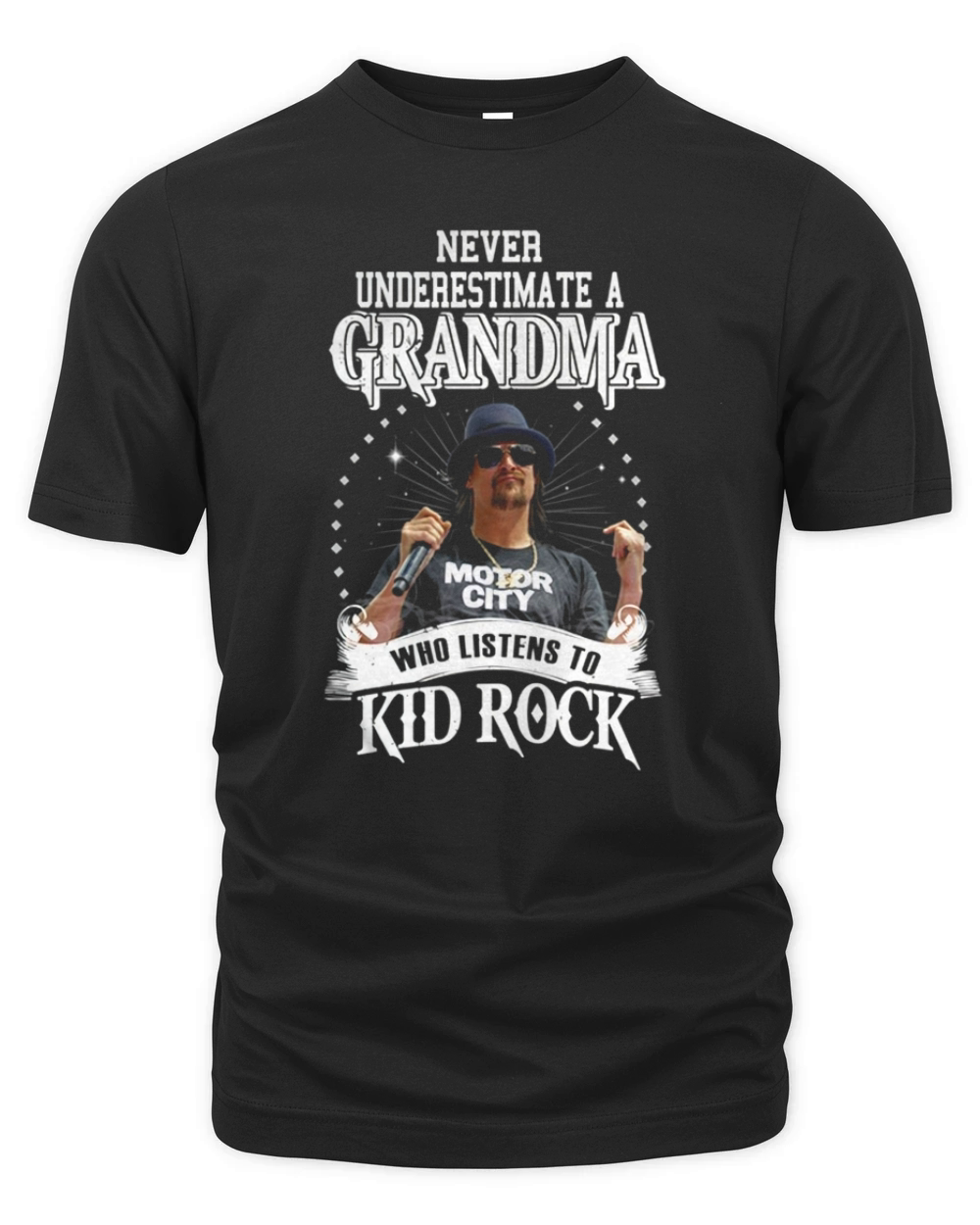Grandma Who Listen To Kid Rock Organic Unisex T-shirt