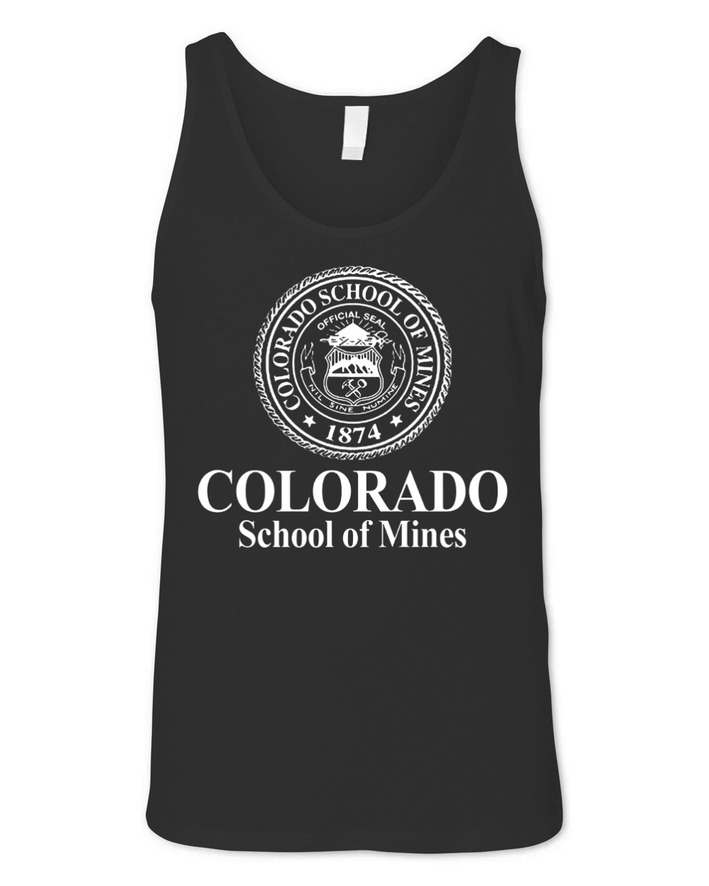Colorado School of Mines. Unisex Jersey Tank