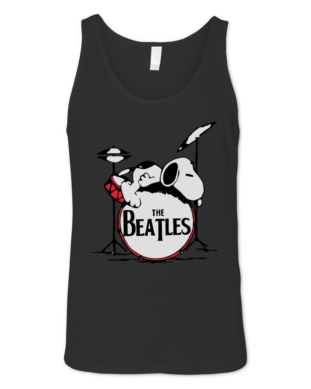 Snoopy Sleeping On The Drum Still Miss Ringo Starr The Beatles shirt Unisex Jersey Tank