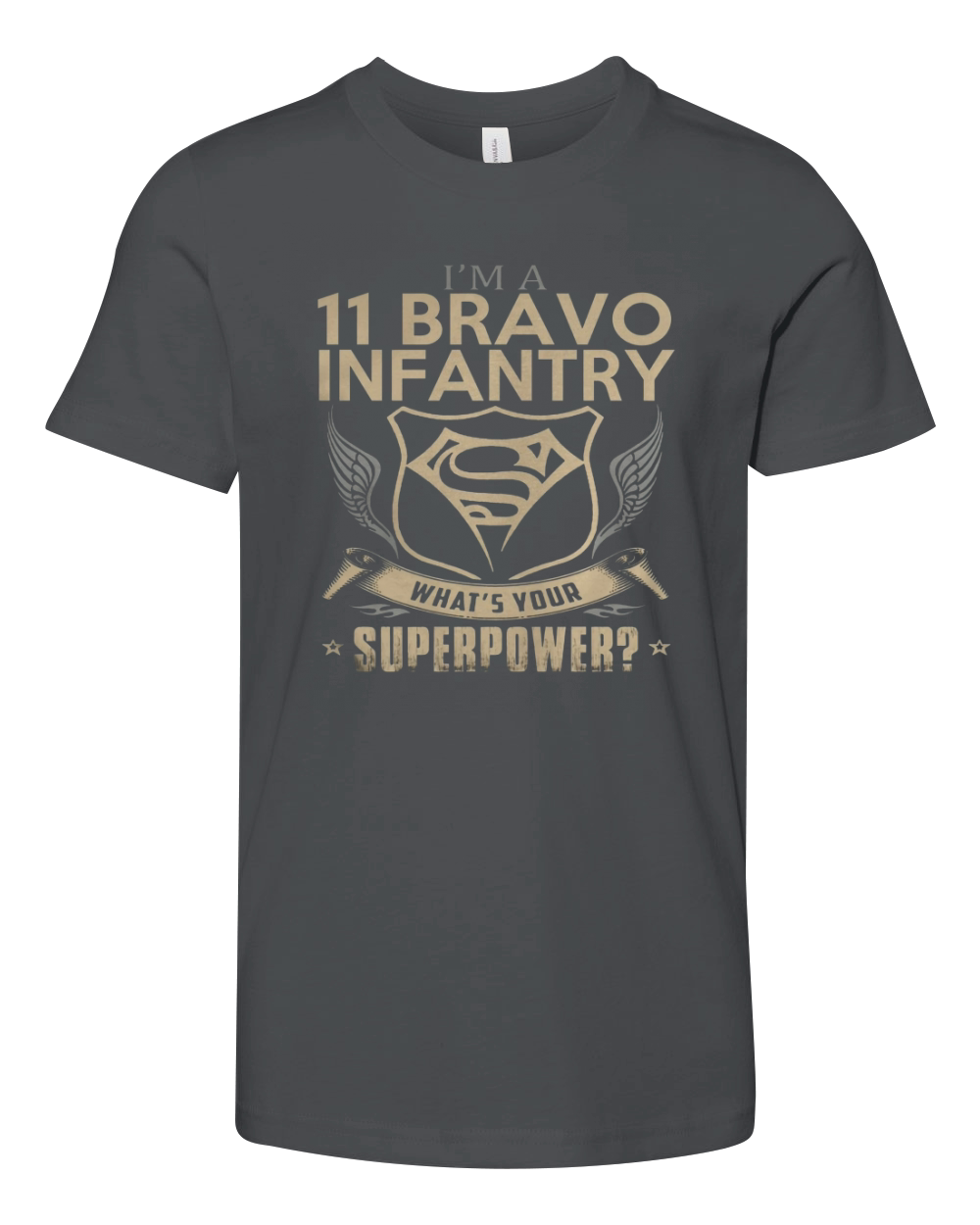 11 BRAVO INFANTRY Youth Unisex Jersey Tee