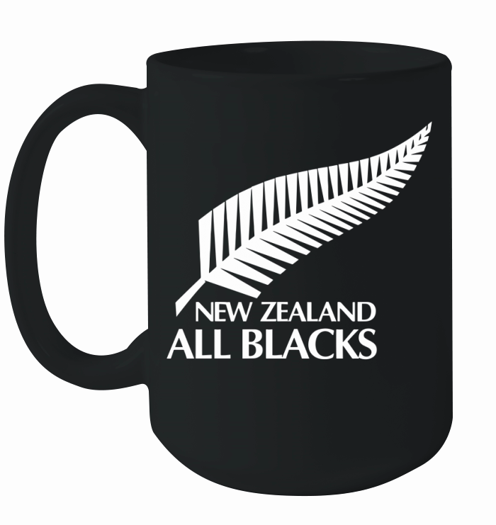 New Zealand All Blacks Rugby Ceramic Mug