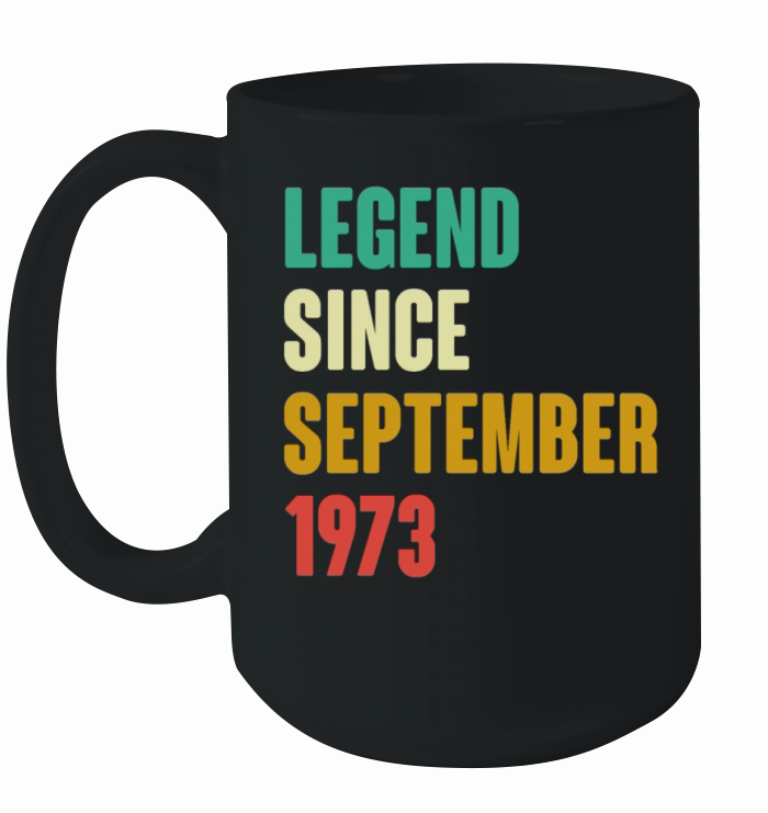 September 1973 49th Birthday 49 Years Old Bday Gi Ceramic Mug