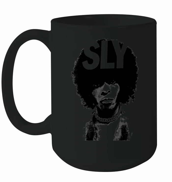 SLy Stone Portrait TShirt Ceramic Mug