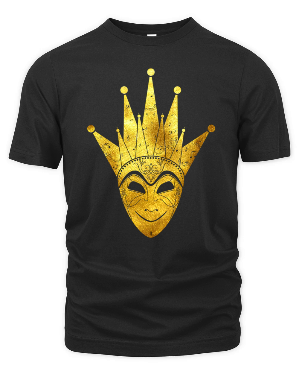 Boris Brejcha Mask Logo Gold Edition Organic Unisex T-shirt