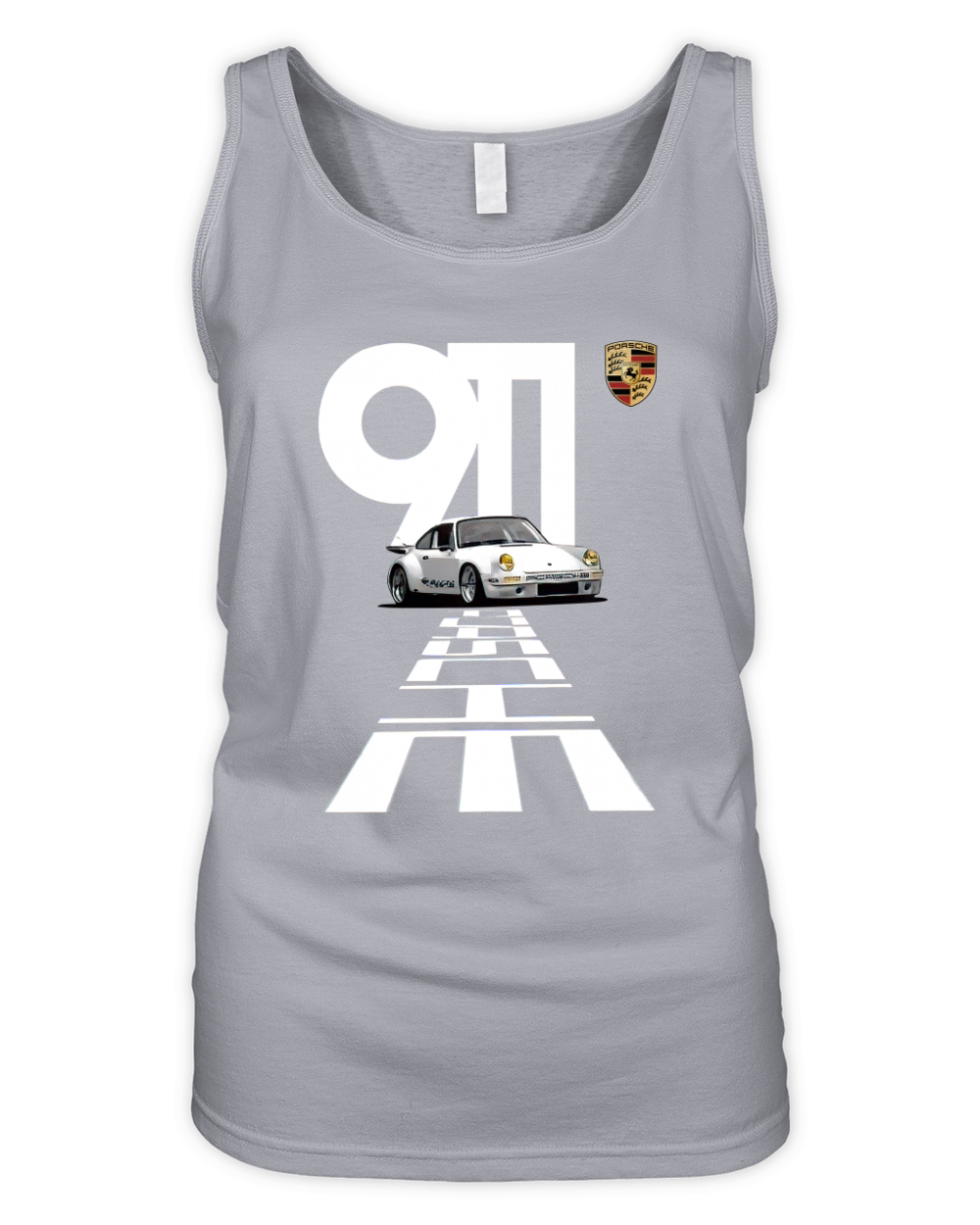 Vintage 911 Porsche Racing Car Organic Women's Tank Top