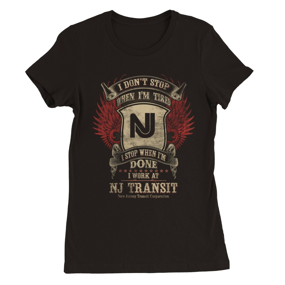 New Jersey Transit Corporation Premium Womens Crewneck T-shirt