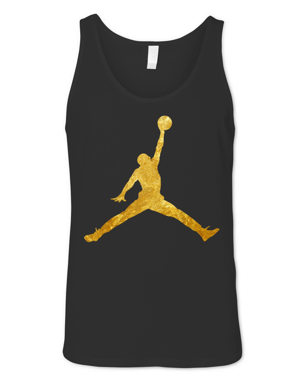 Gold Jordan Logo Tee Shirt, jordan, logo, air - Forever In My Heart Unisex Jersey Tank