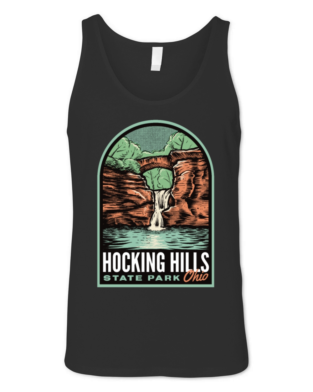 Hocking Hills State Park Ohio Vintage Unisex Jersey Tank