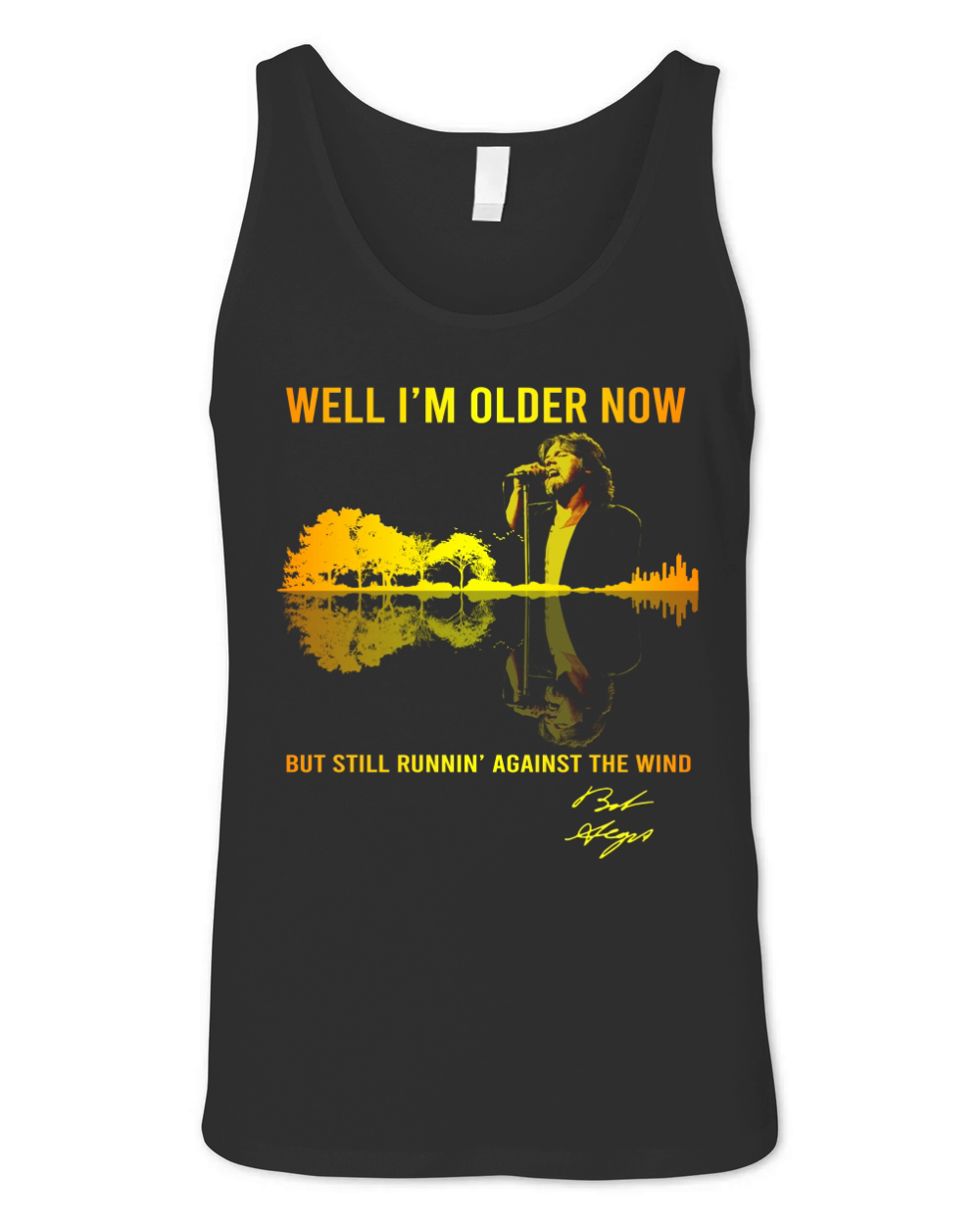 Well I’m Older Now Bob Seger But Still Running Guitar Lake Shirt Unisex Jersey Tank