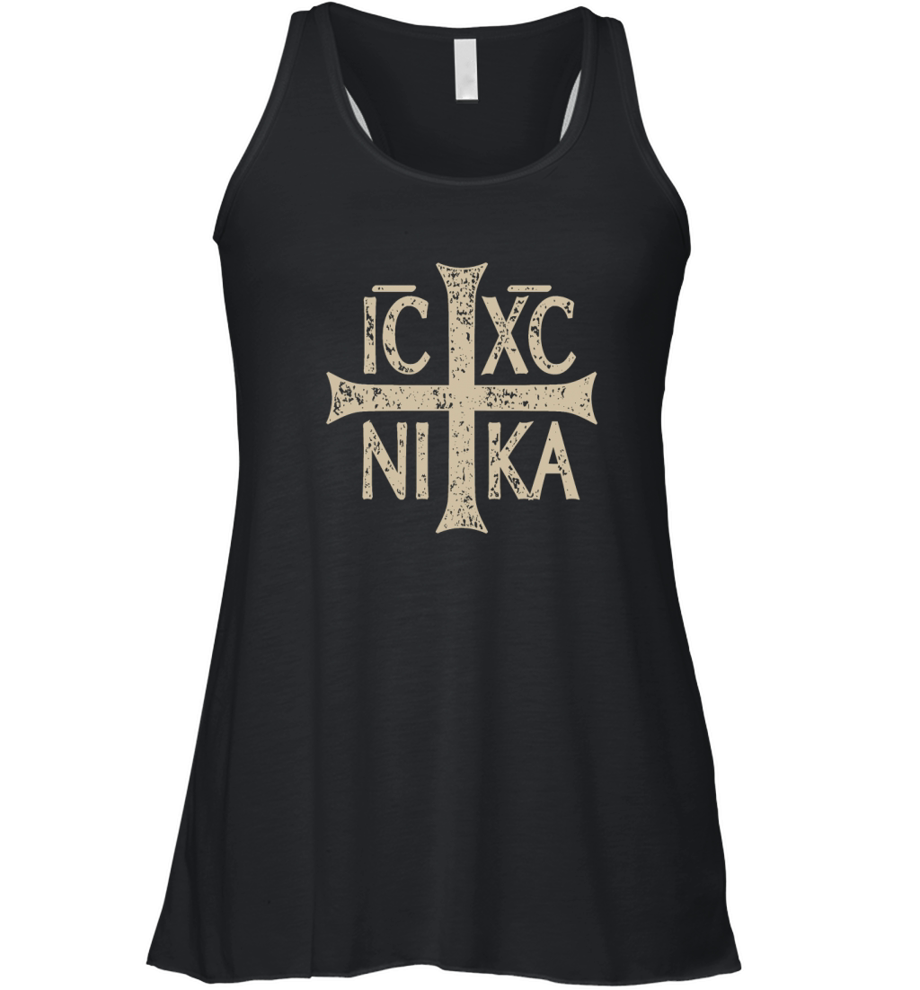 IC XC NIKA Cross Christogram Orthodox Christian  - Coffee Mug Women's Flowy Tank Top