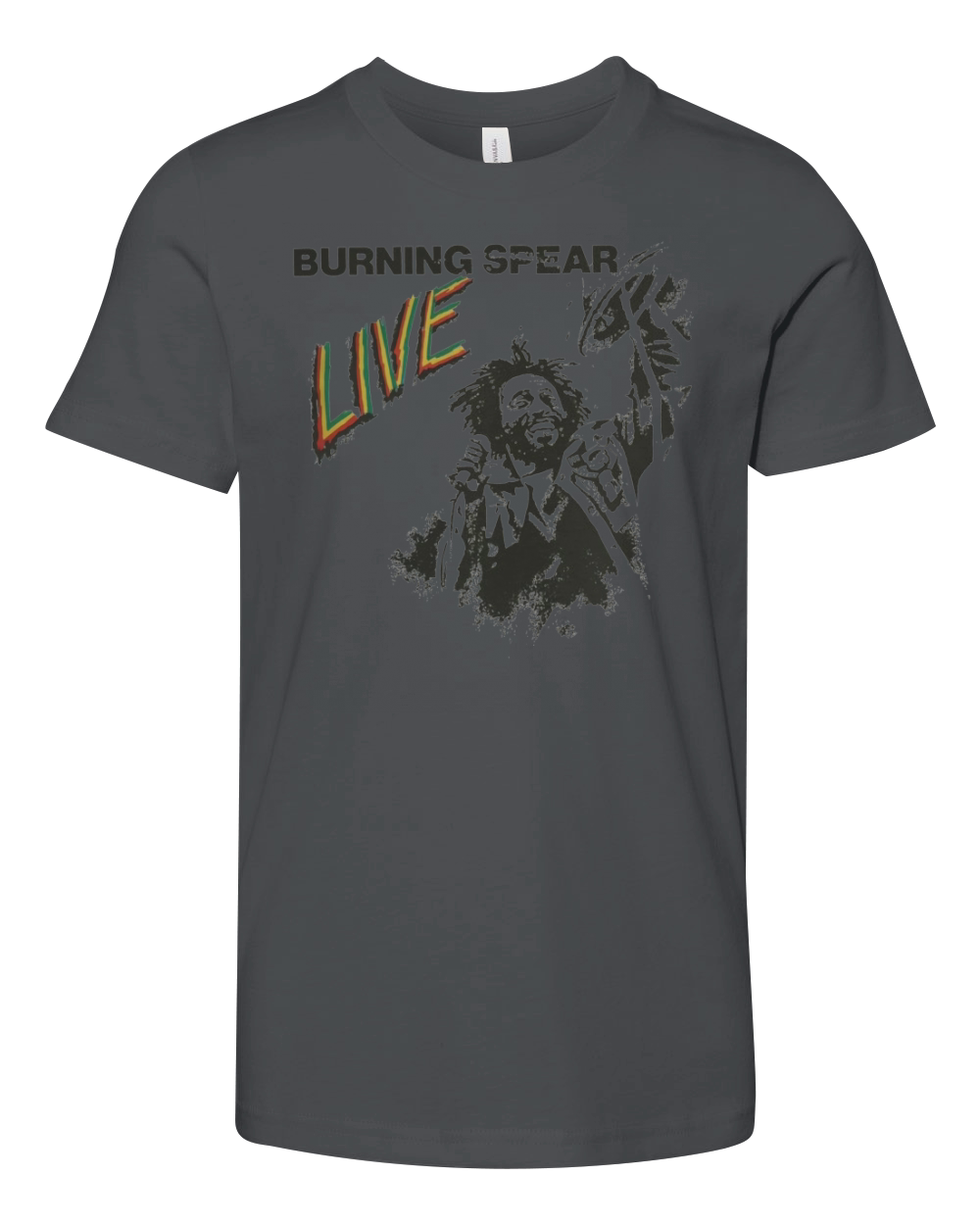 Burning Spear Tshirt Youth Unisex Jersey Tee