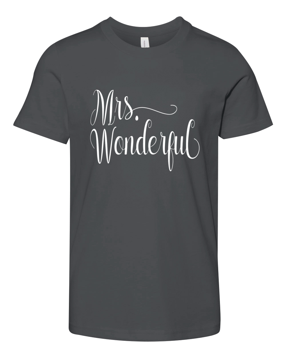 Mrs Wonderful Youth Unisex Jersey Tee