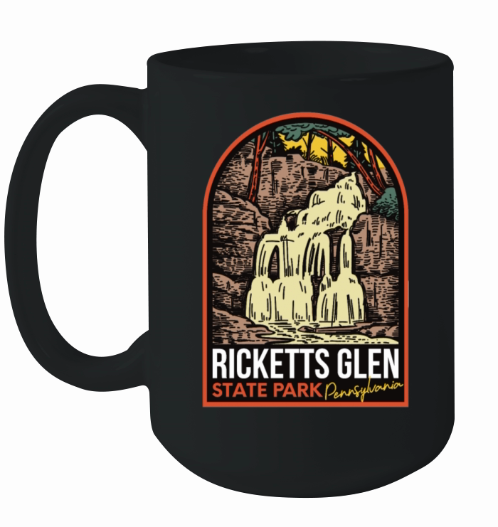 Ricketts Glen State Park Pennsylvania Vintage Ceramic Mug
