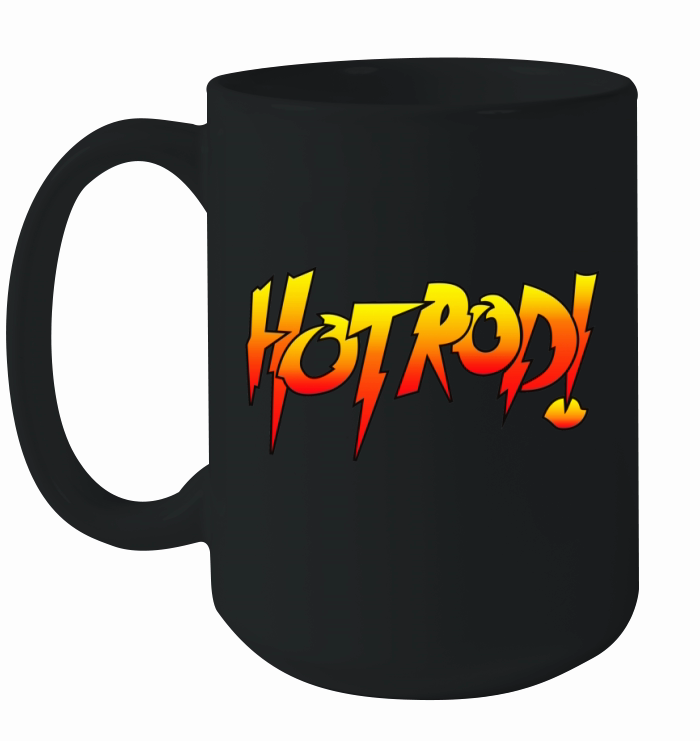 Rowdy Roddy Piper Hot Rod Wrestling Ceramic Mug