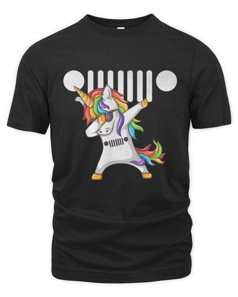 Jeep Unicorn Dabbing Organic Unisex T-shirt