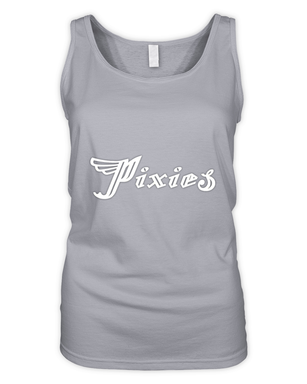 Pixies Band Logo Art Wing White Organic Women's Tank Top
