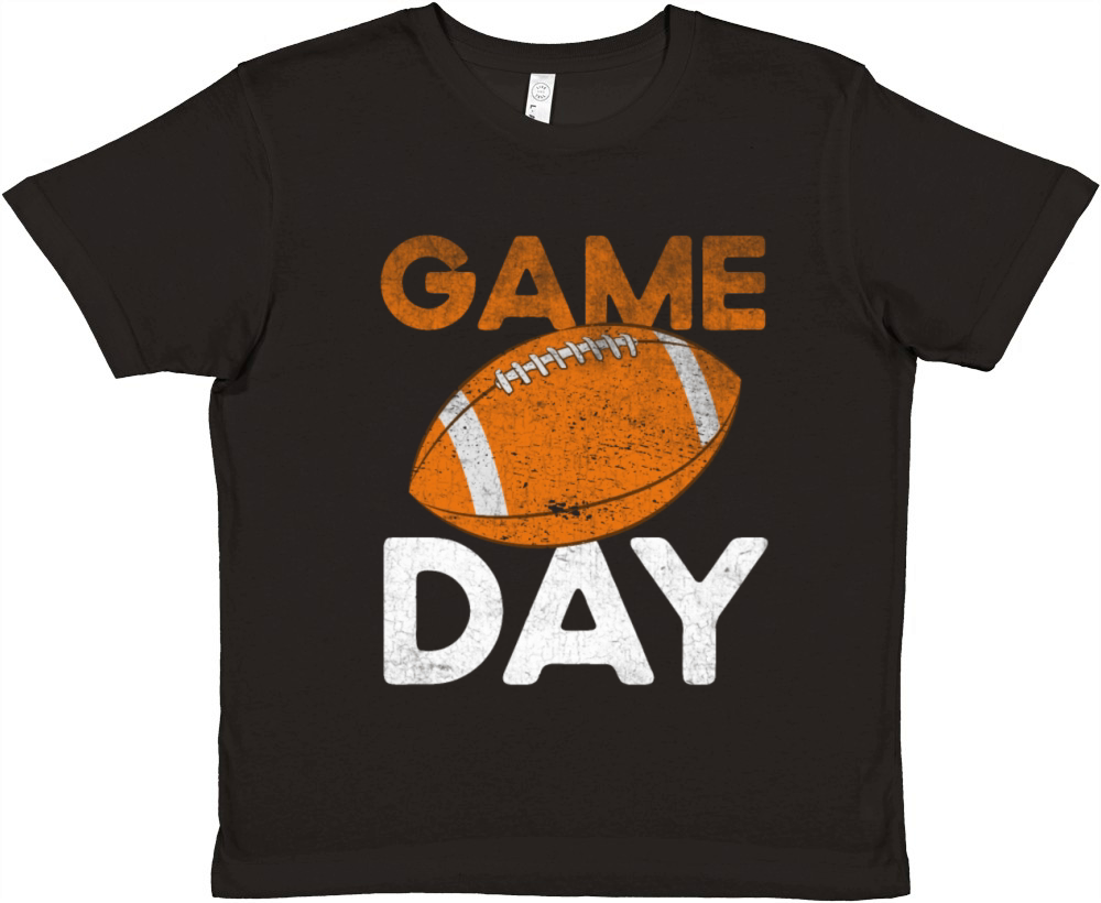 Game Day Football Season Team Sports Vintage Premium Kids Crewneck T-shirt