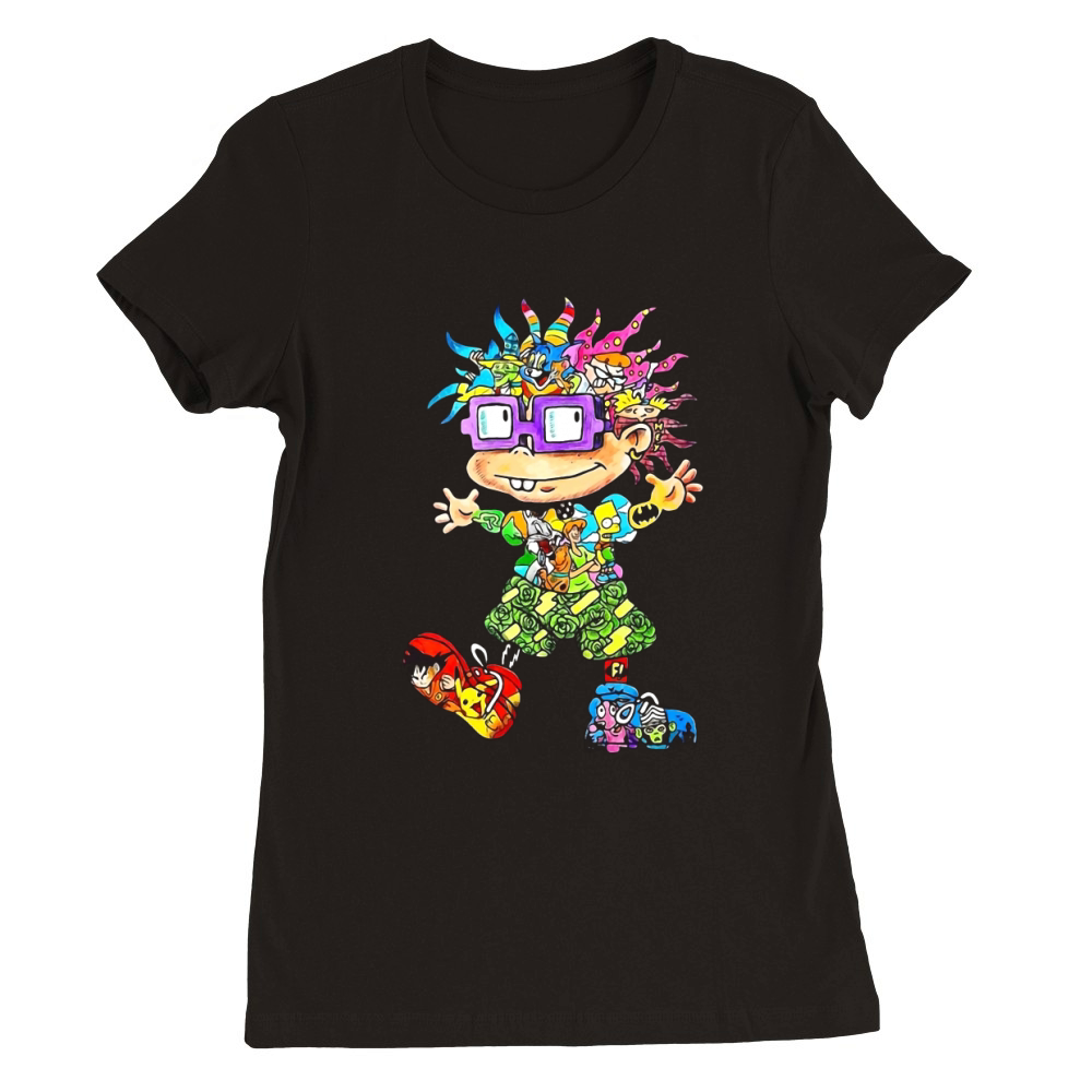 The 90s All Character Chuckie Finster Premium Womens Crewneck T-shirt
