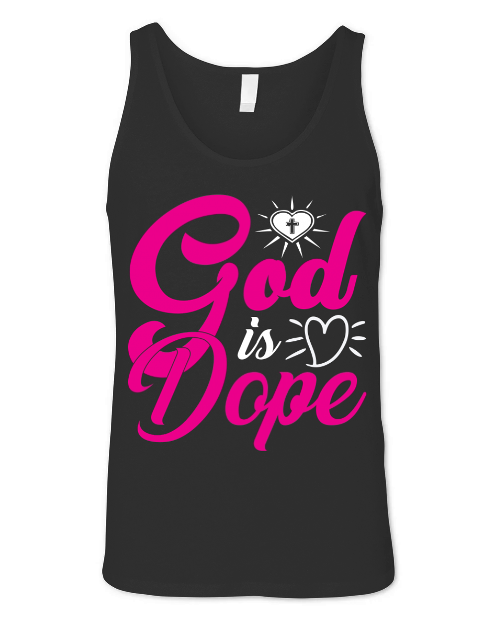 God is dope(2) Unisex Jersey Tank