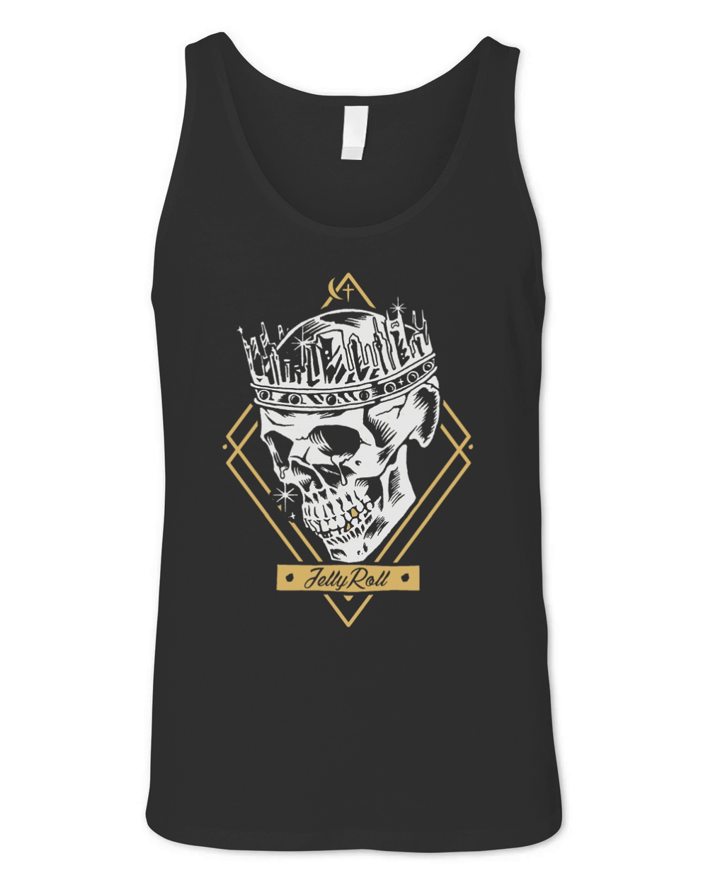 jelly roll skull crown merch Unisex Jersey Tank